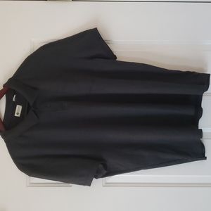 Haggar XL Dark Gray Polo Short Sleeve Shirt